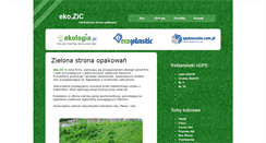 Desktop Screenshot of eko.zic.com.pl