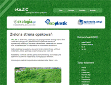 Tablet Screenshot of eko.zic.com.pl